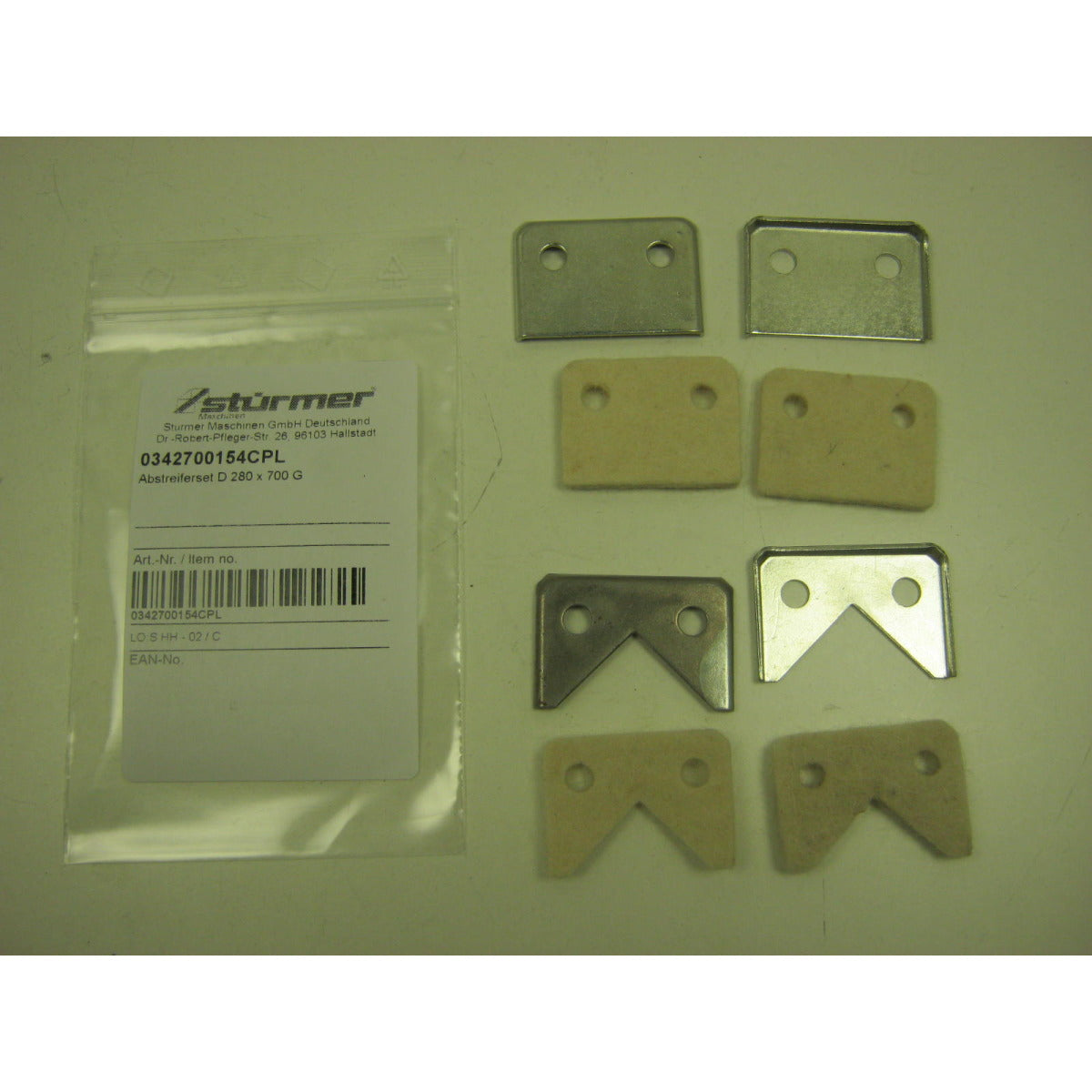 OPTIMUM Abstreiferset D280 – Variante 1 SM-0342700154CPL