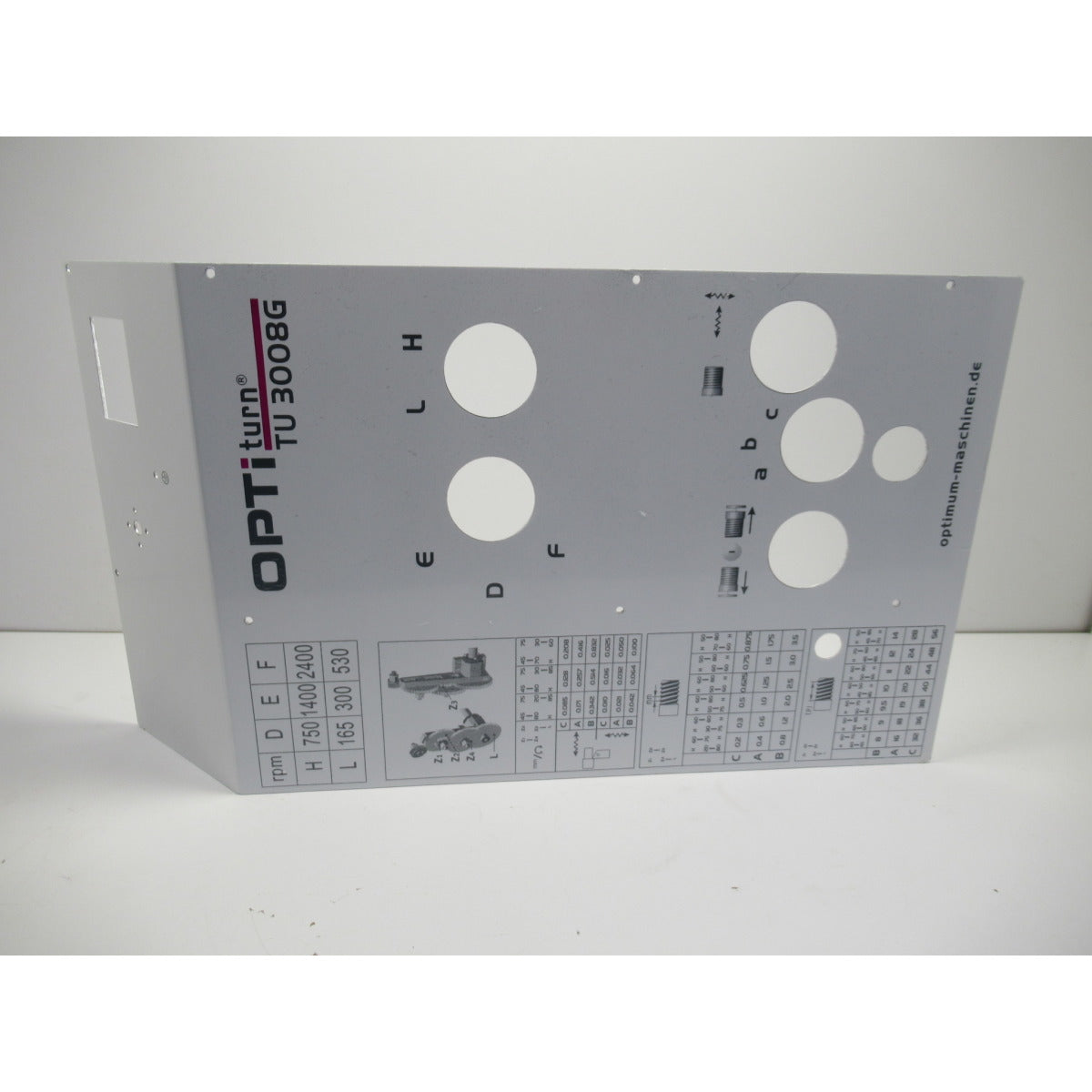 OPTIMUM Abdeckung TU 3008 G SM-03427210162