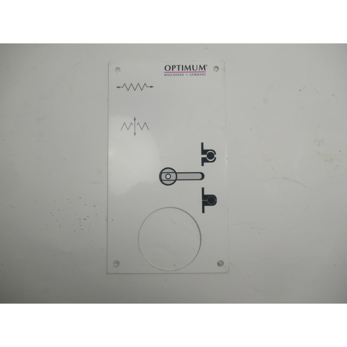 OPTIMUM Schild Schlossmutter TX5216 SM-03432440L04