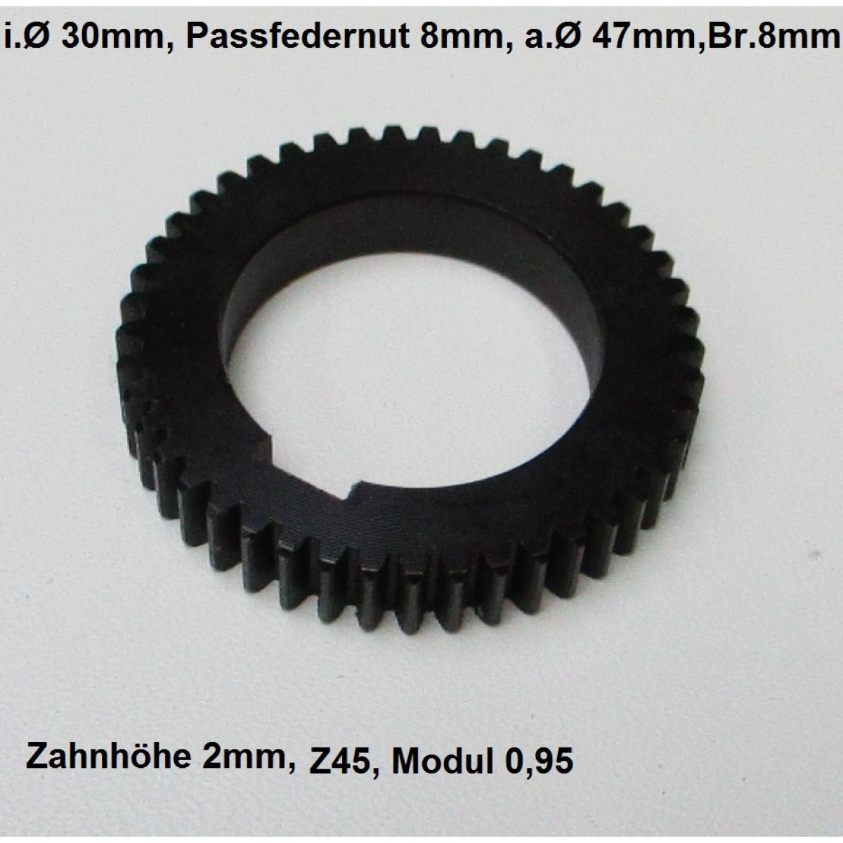 OPTIMUM Zahnrad D 480 Z45, für Spindel, Version 1 SM-0344826