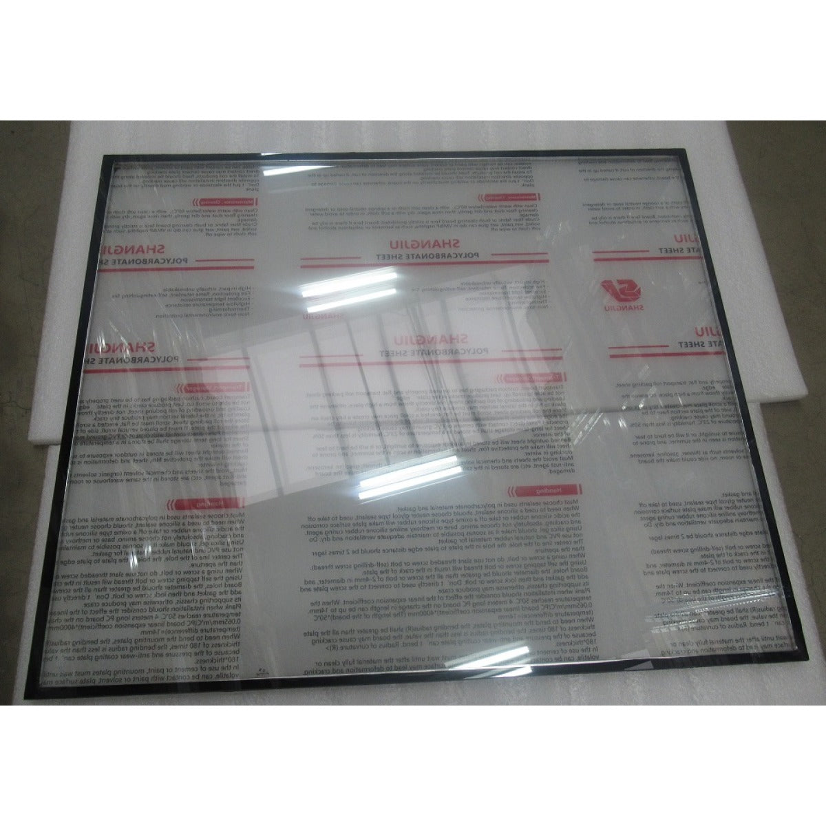 Optimum Fensterscheibe F 105CNC 850x720x16mm / Tür - Art. 03501105511V3