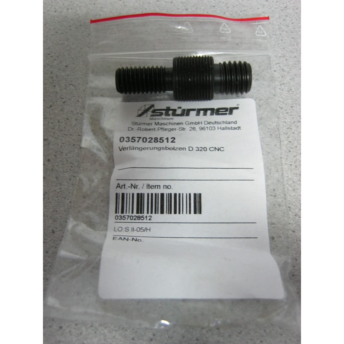 Optimum Verlängerungsbolzen D 320 CNC - Art. 0357028512