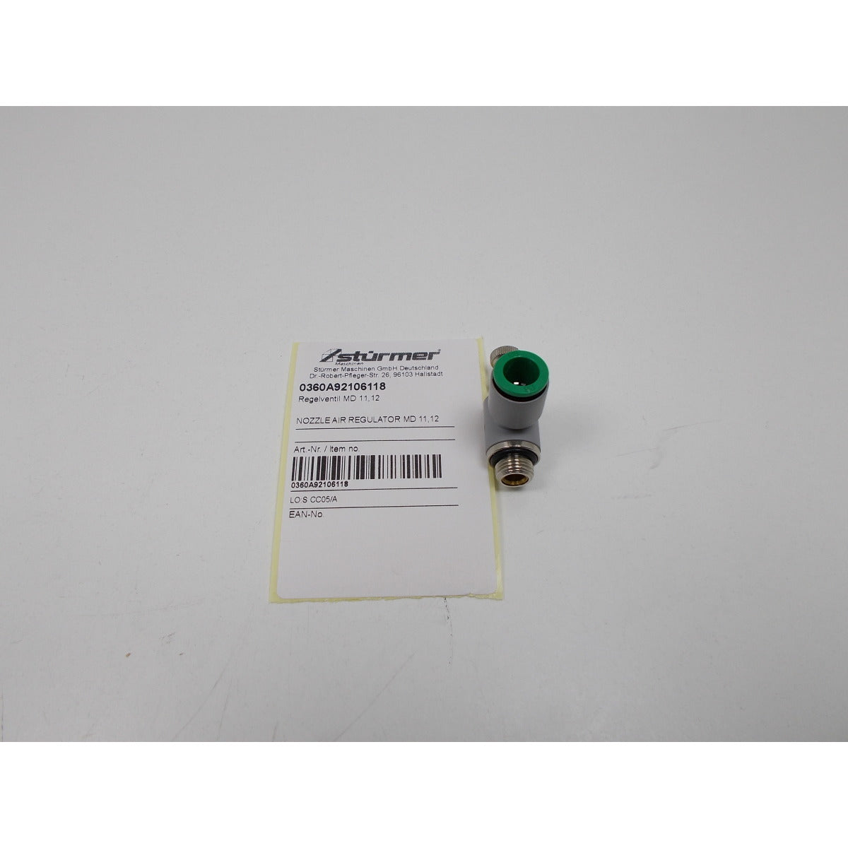 Metallkraft Regelventil MD 11,12 A92.106118 - Art. 0360A92106118
