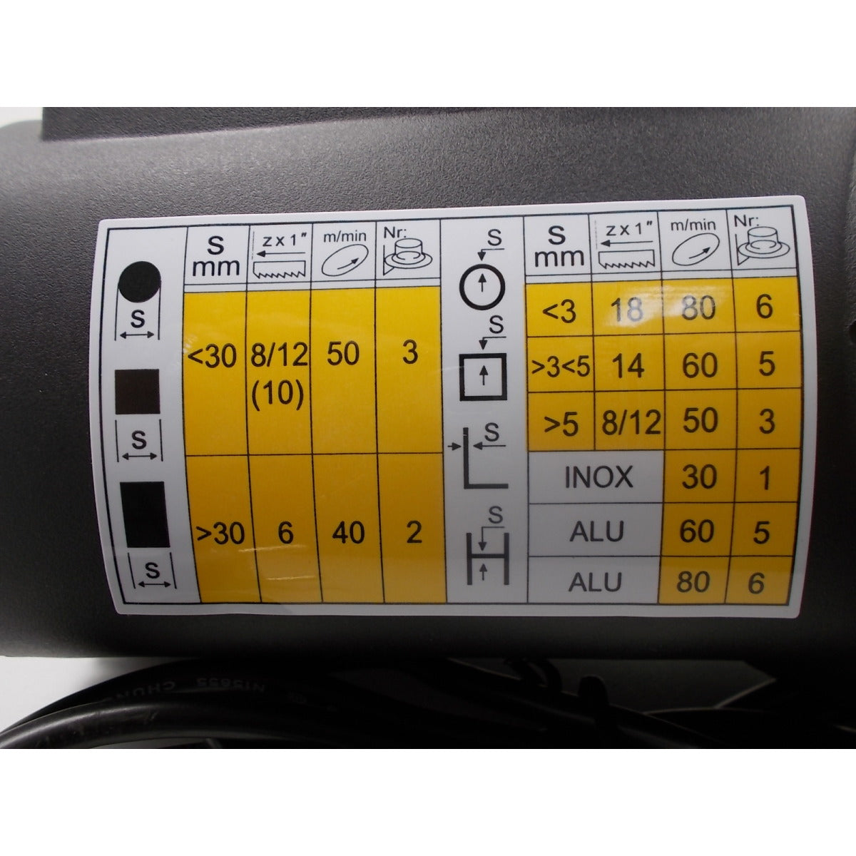 Metallkraft Antrieb MBS 85,105,125 / 230V #M, komplett - Art. 03630085M