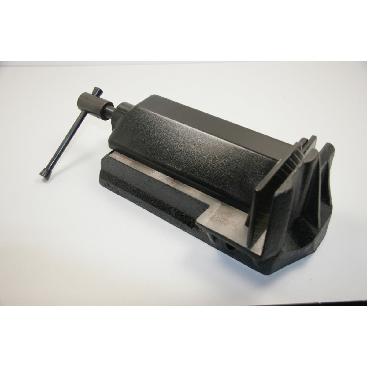 Metallkraft Schraubstock MBS 125, SP 13V komplett montiert / RAL9005 - Art. 0363012560CPL