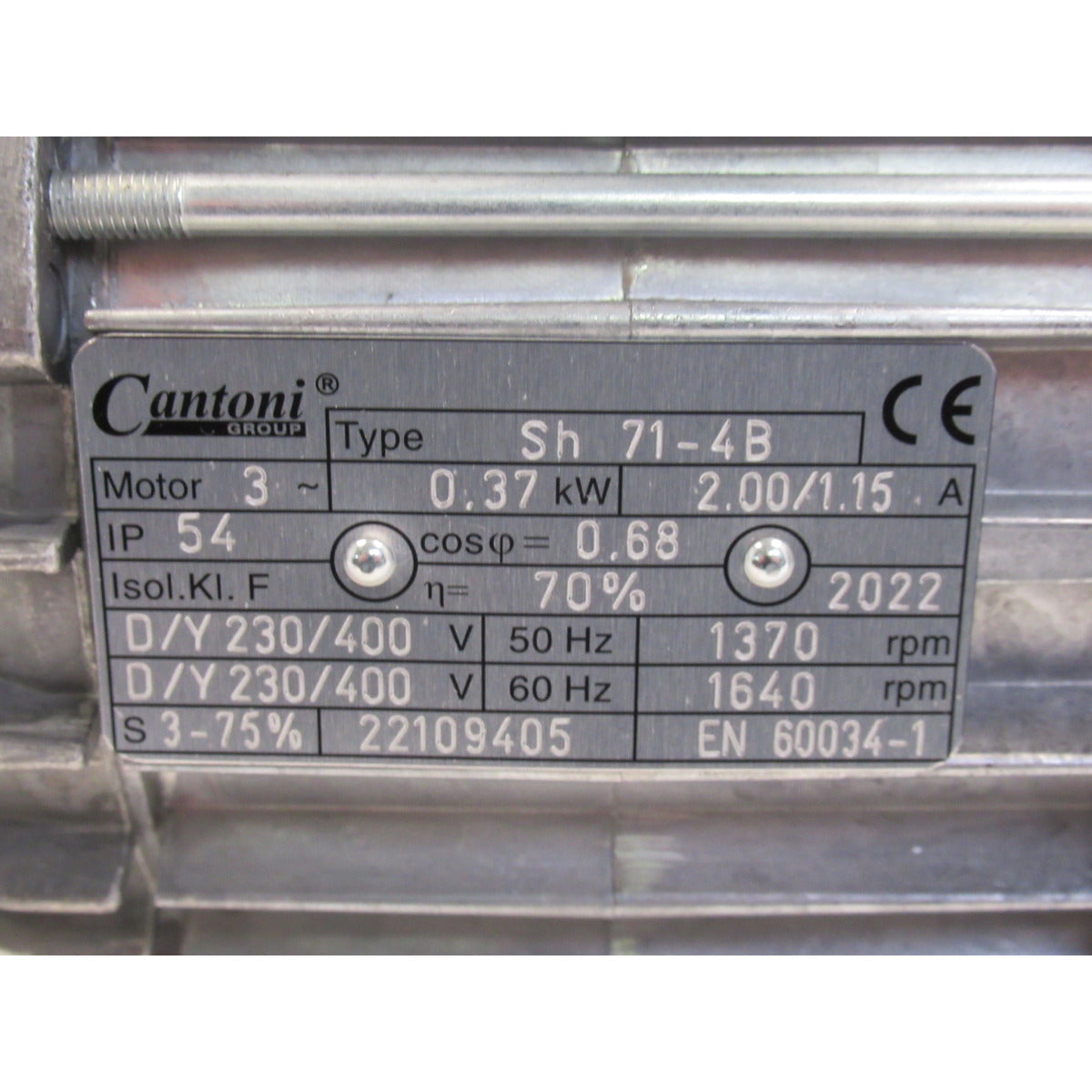 Metallkraft Motor BMBS 300 / 400V 020.223.000 / 370W - Art. 0369020223000