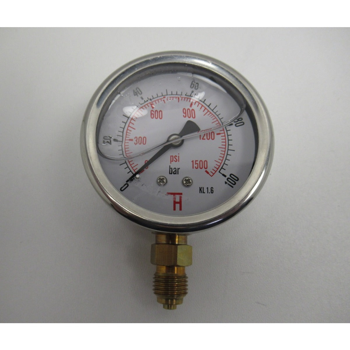 Metallkraft Manometer HMBS 036.000.090 / 0-100BAR / Anschluß unten - Art. 0369036000090