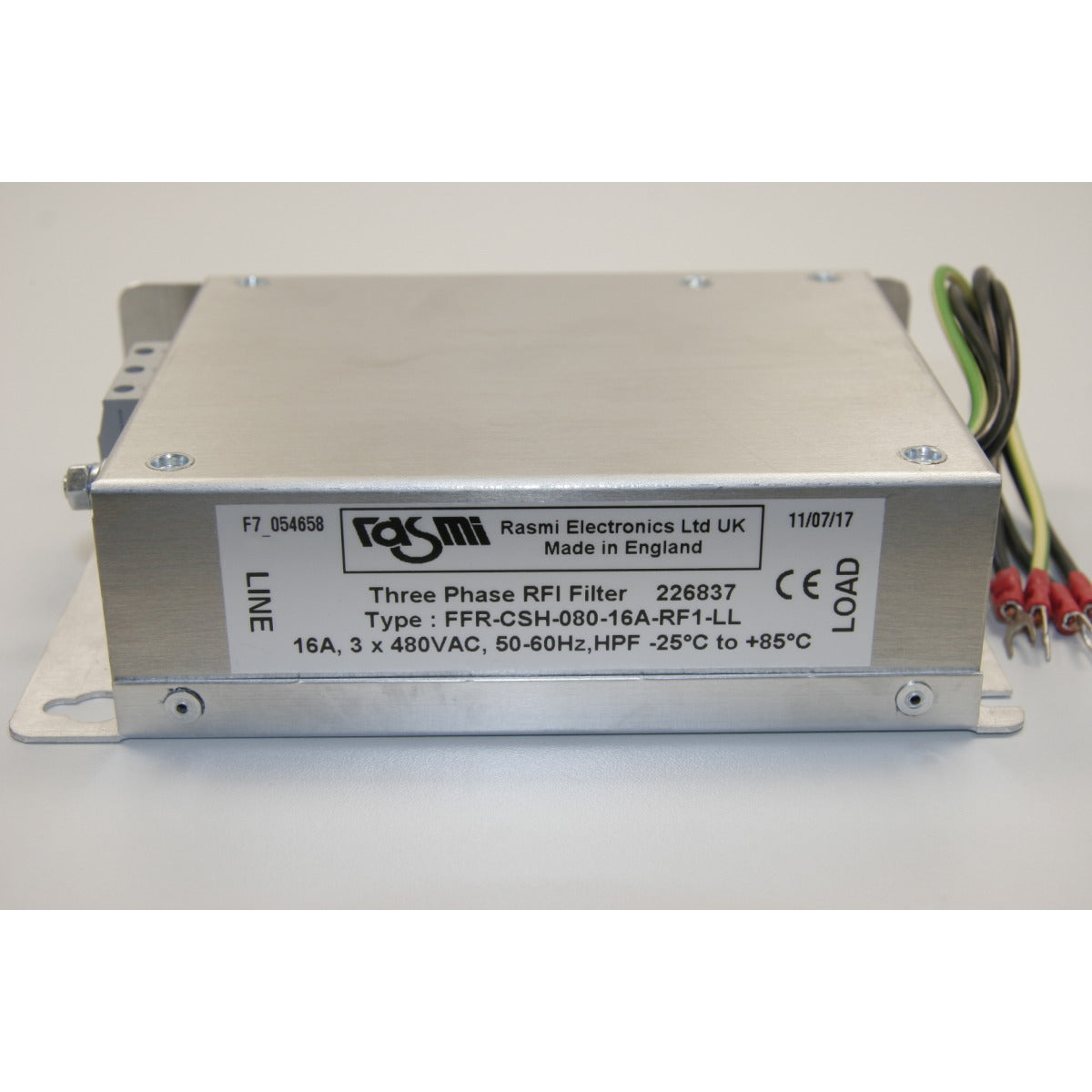 Metallkraft EMV-Filter BMBS, HMBS / 16A/3Ph. 226837 / FFR-CSH-080-16A-RF1-LL - Art. 0369226837