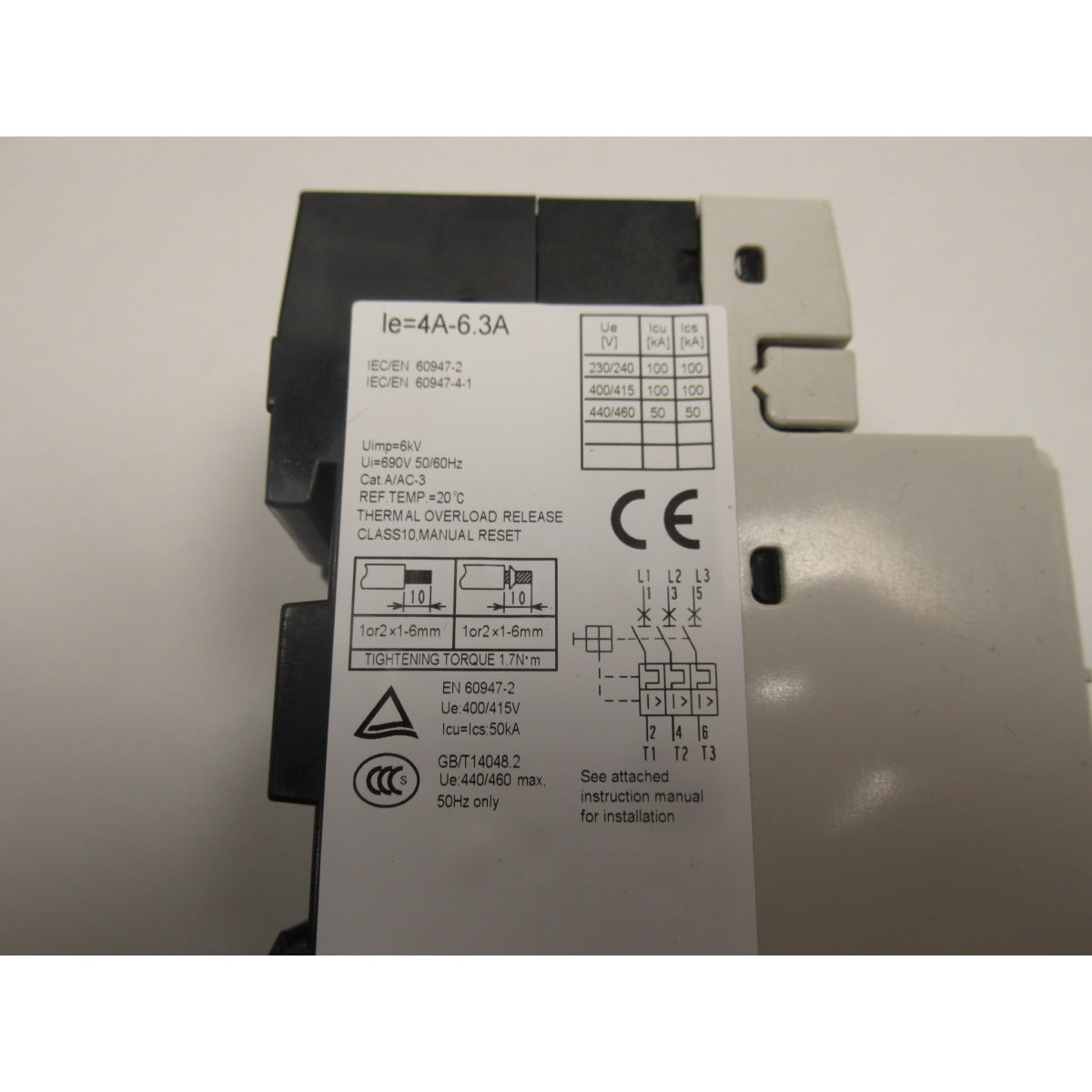 Metallkraft Motorschutzschalter BMBS 288434 / MMP-T32LF-6,3A - Art. 0369288434