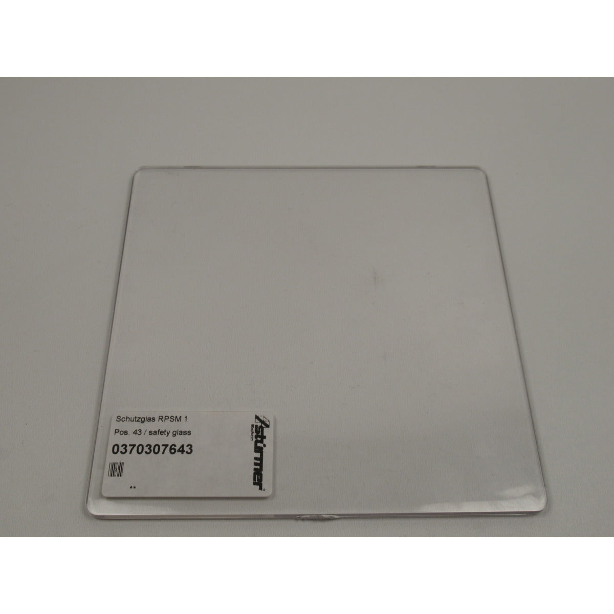 Metallkraft Schutzglas RPSM 1 150X150 - Art. 0370307643