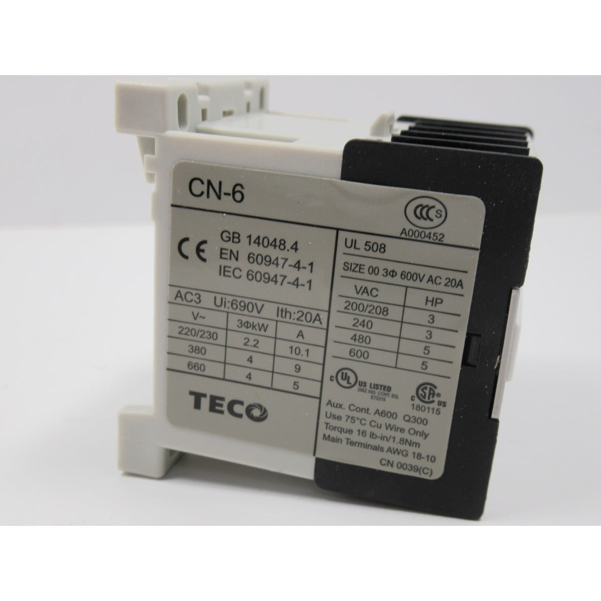 Metallkraft Schütz RPSM 2, MTBS 1255-40 E / 400V TECO CN-6 - Art. 03703078C