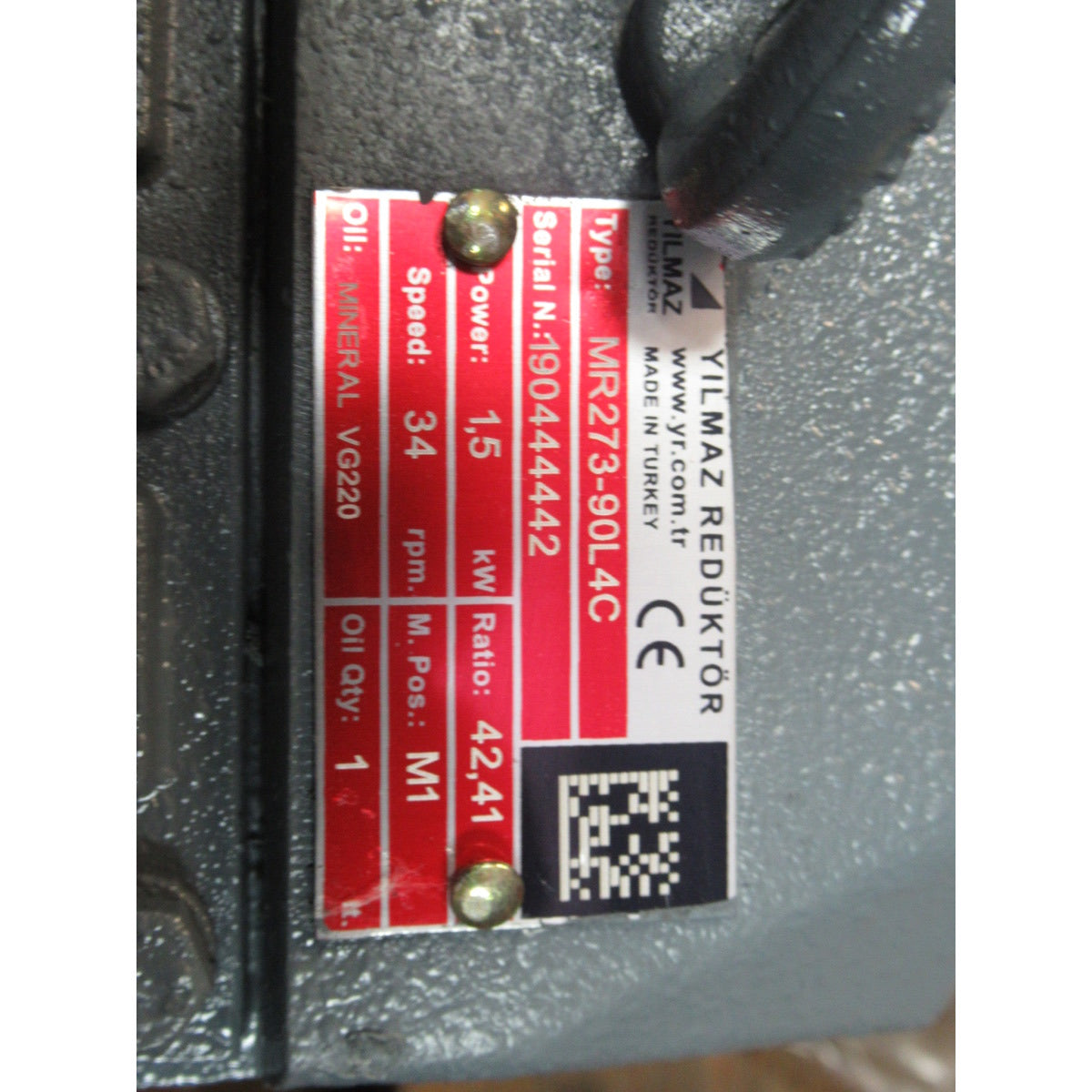 Metallkraft Antrieb PRM 35 F / 400 V / 1,5kW Motor inkl. Getriebe - Art. 0381203525CPL