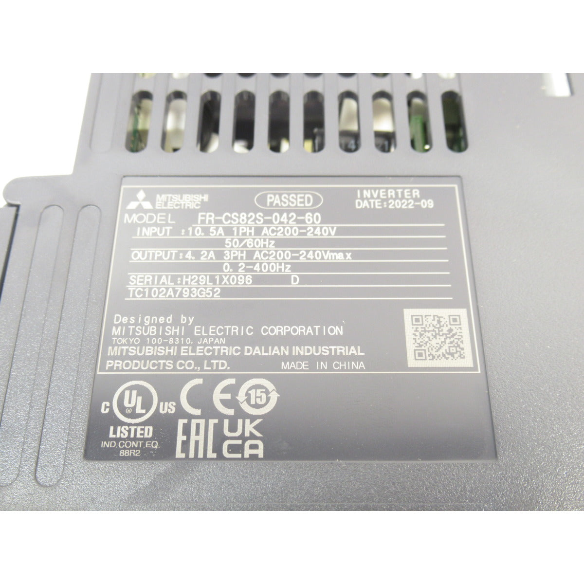 Metallkraft Frequenzumrichter MTBS-B, BMBS,HMBS FR-CS82S-042-60 - Art. 03815520FU