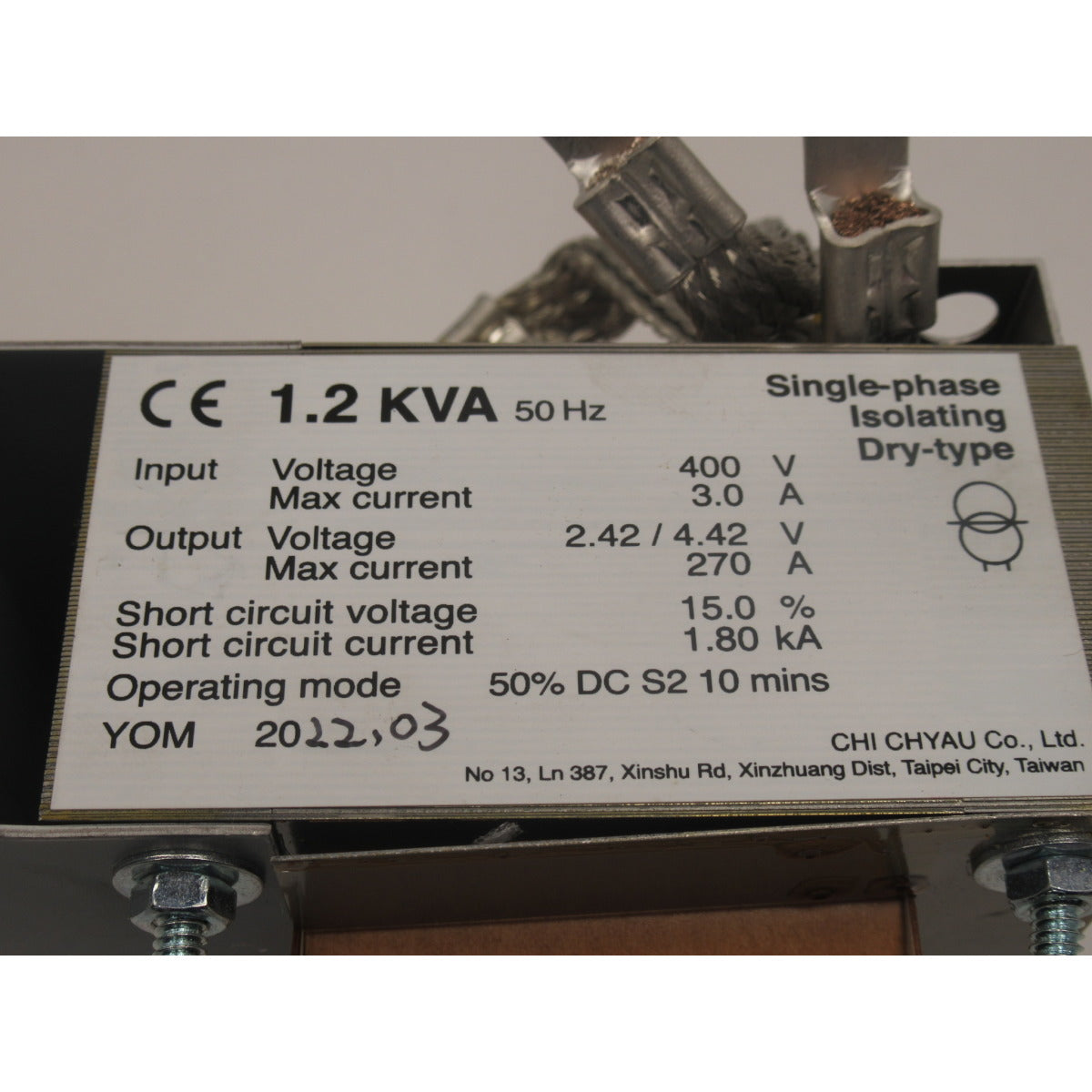 Metallkraft Trafo VMBS 1408, E #6240 / 1,2KVA - Art. 039514076240