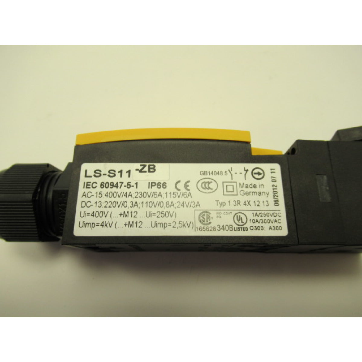 Stürmer Maschinen Endabschalter VMBS Serie #6621 / LS-S11 / 400V AC / 4A - Art. 03956621