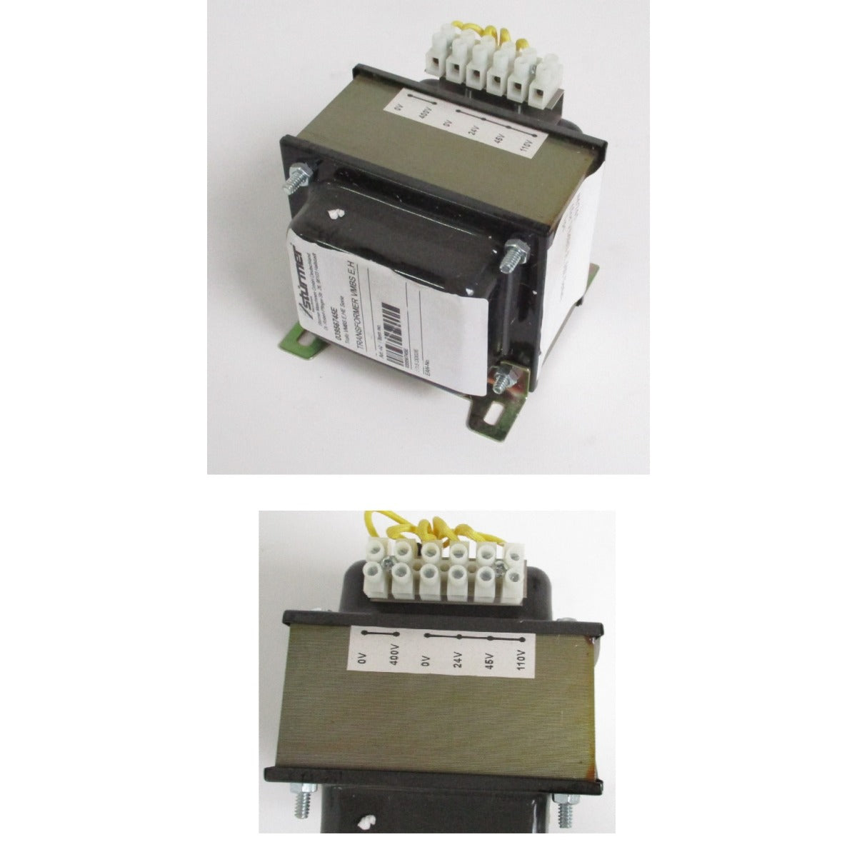 Stürmer Maschinen Trafo VMBS E,HE Serie #6745, 0V/400V, 0V/24V, 45V/110V - Art. 03956745E
