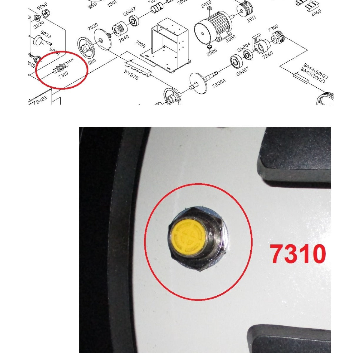 Stürmer Maschinen Drehzahlsensor VMBS Serie #7310 / HX-1805-E1 / 10-30VDC / 200mA - Art. 03957310