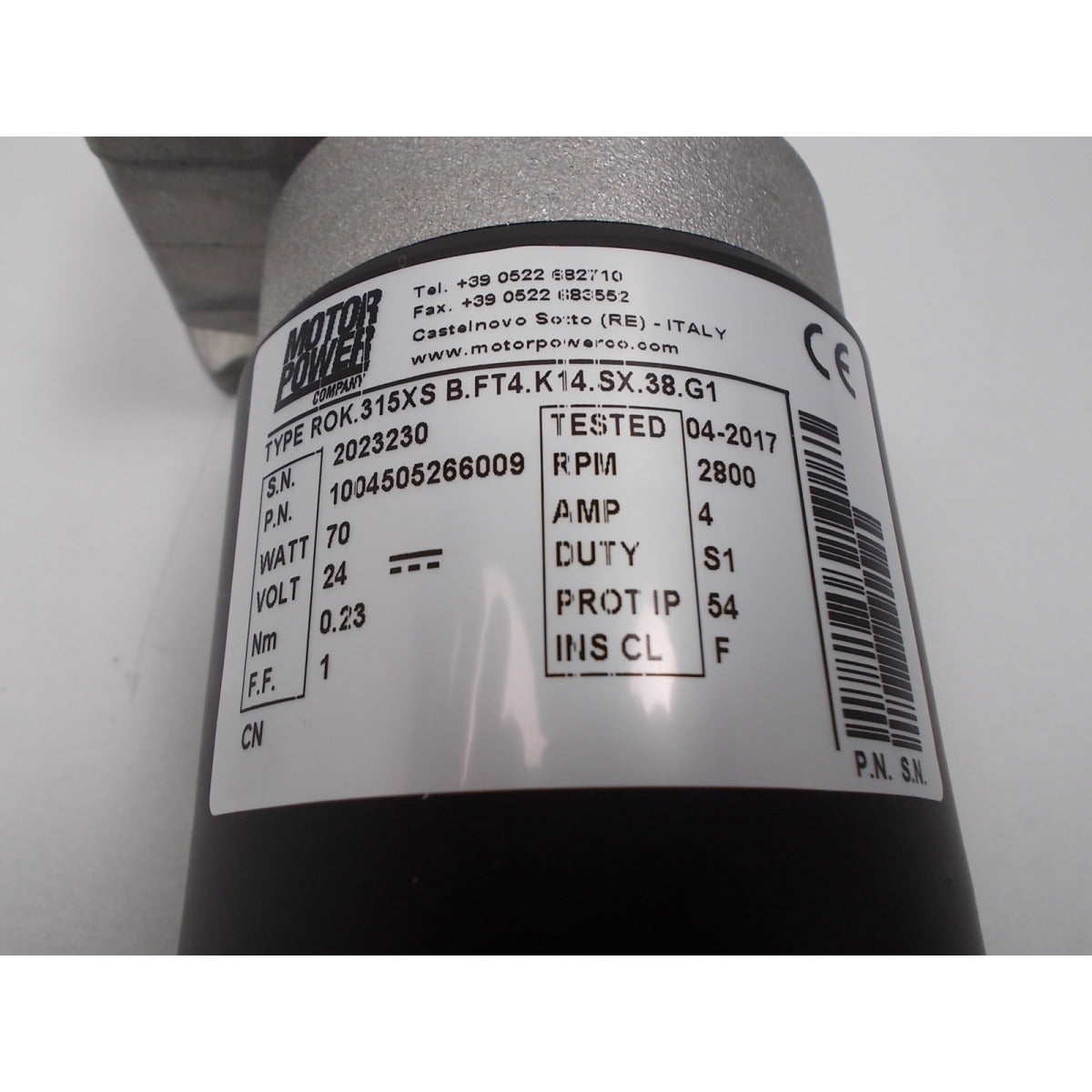 Holzkraft Vorschubmotor 24V 0000634282E / 70W / 4A - Art. 0510000634282E