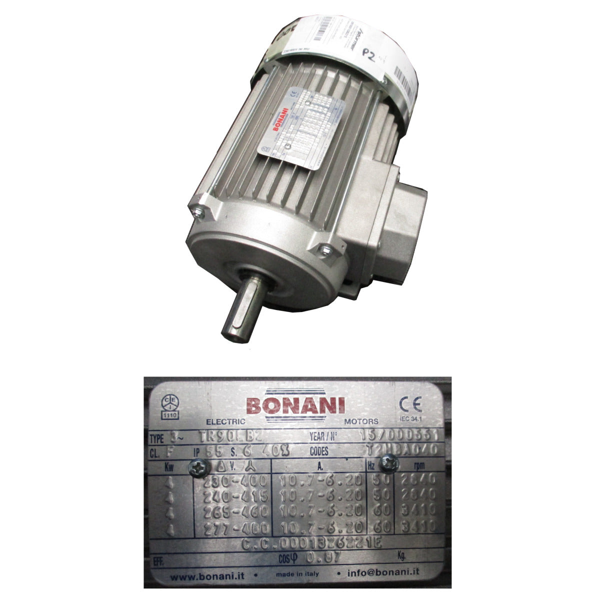 Holzkraft Motor 3kW / 400V / 50Hz 0001326221E - Art. 0510001326221E