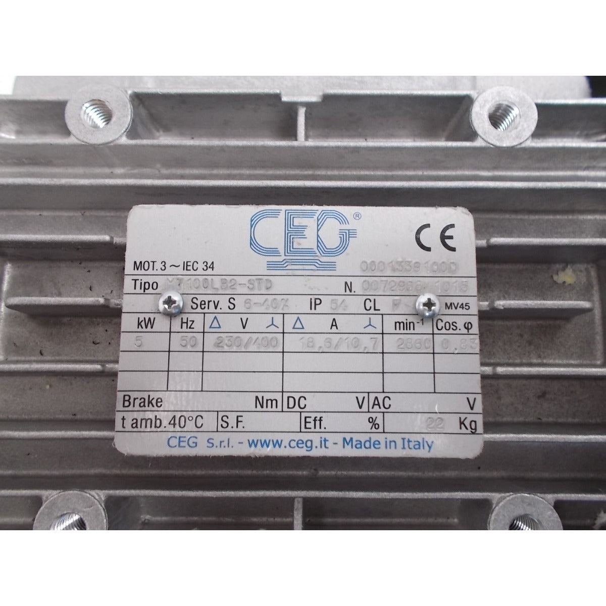 Holzkraft Motor 5kW / 400V 0001339100D - Art. 0510001339100D