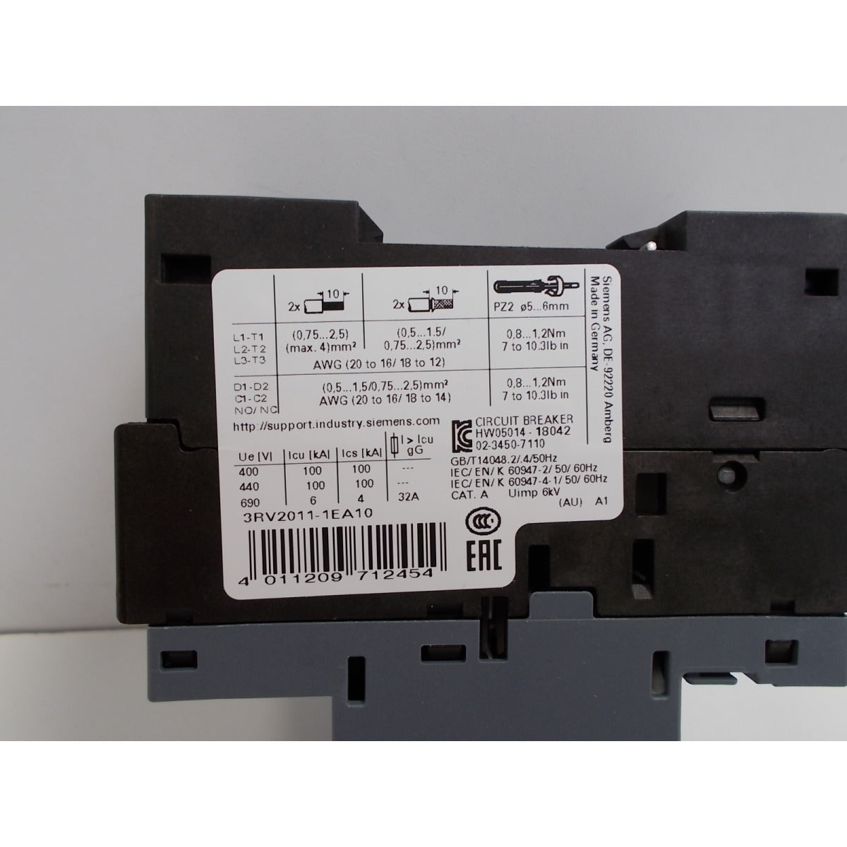 Holzkraft Motorschutzschalter 2,8-4A 00L0115989G - Art. 05100L0115989G