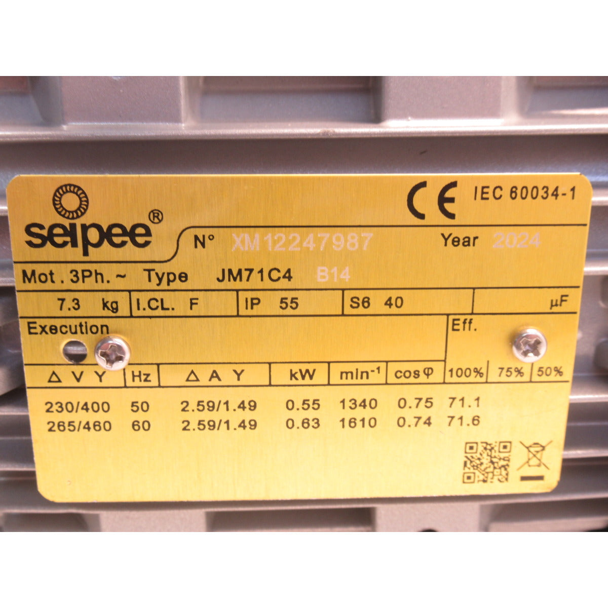 Holzkraft Antrieb SCM 400V 00L0477636G / 550W - Art. 05100L0477636G