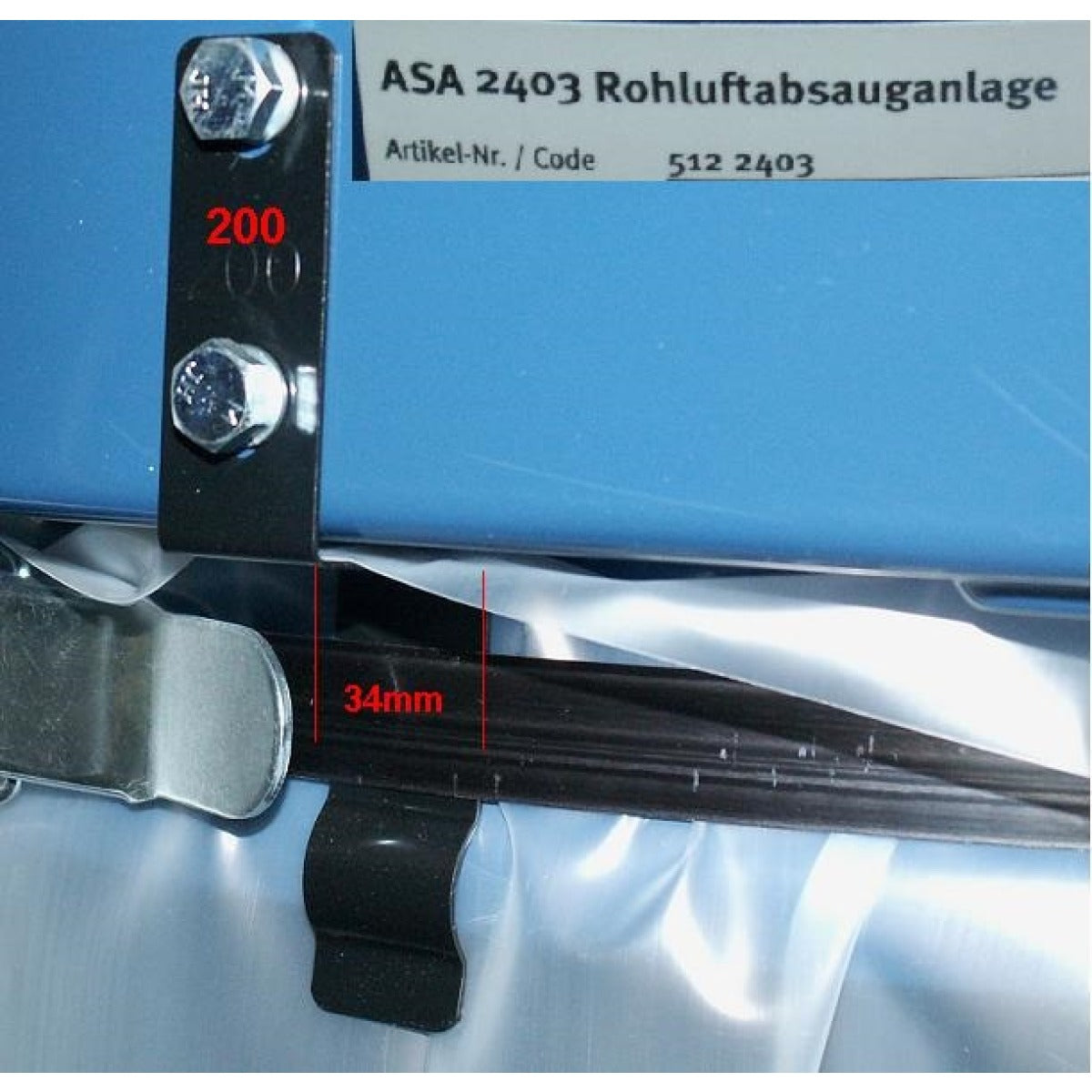 Holzkraft Halterung ASA 2051, 2053, 2401, 2403 Typ 200 - Art. 0512240118