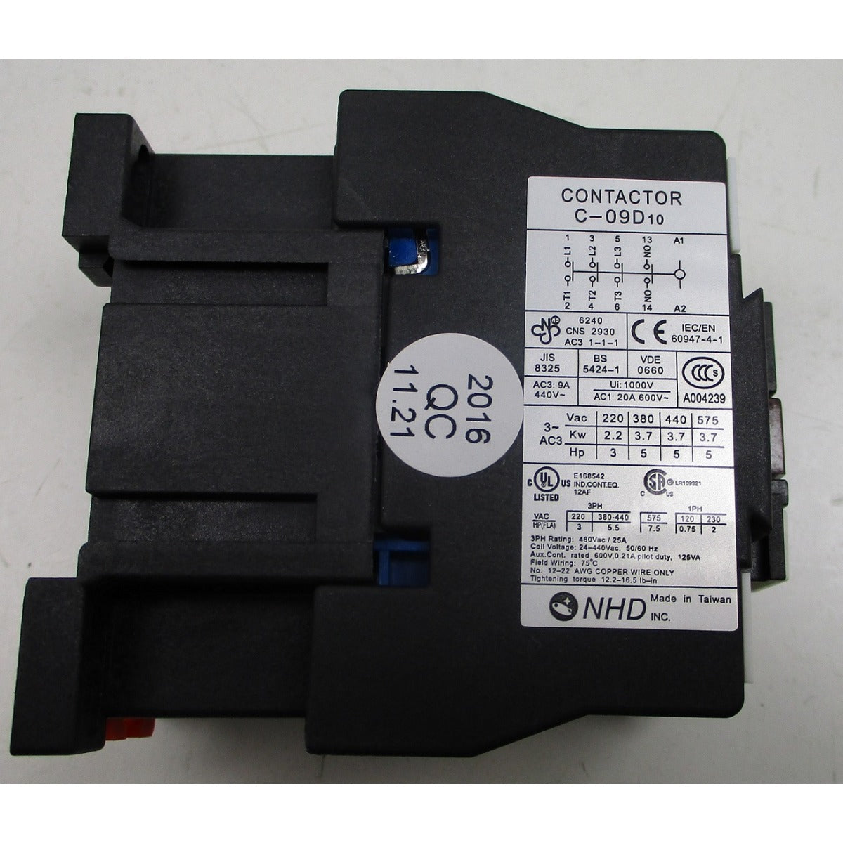 Holzkraft Schütz ASA 2403,3303 / 400V C-09D / 1.5 HP+2 HP - Art. 05122403C - Web groß Ersatzteil - Sonderposten 2
