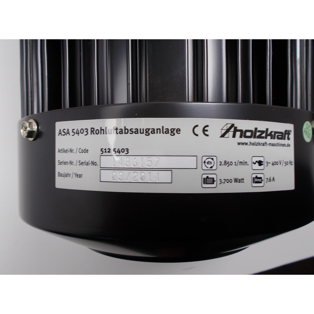 Holzkraft Motor ASA 5053, 5403 / 3,7kW / 400V - Art. 0512505326