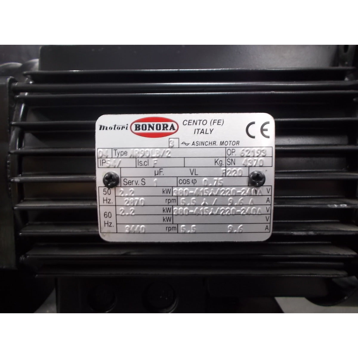 Holzkraft Motor HBS 600AS / 400V / 2,2kW #206062 - Art. 0515206062