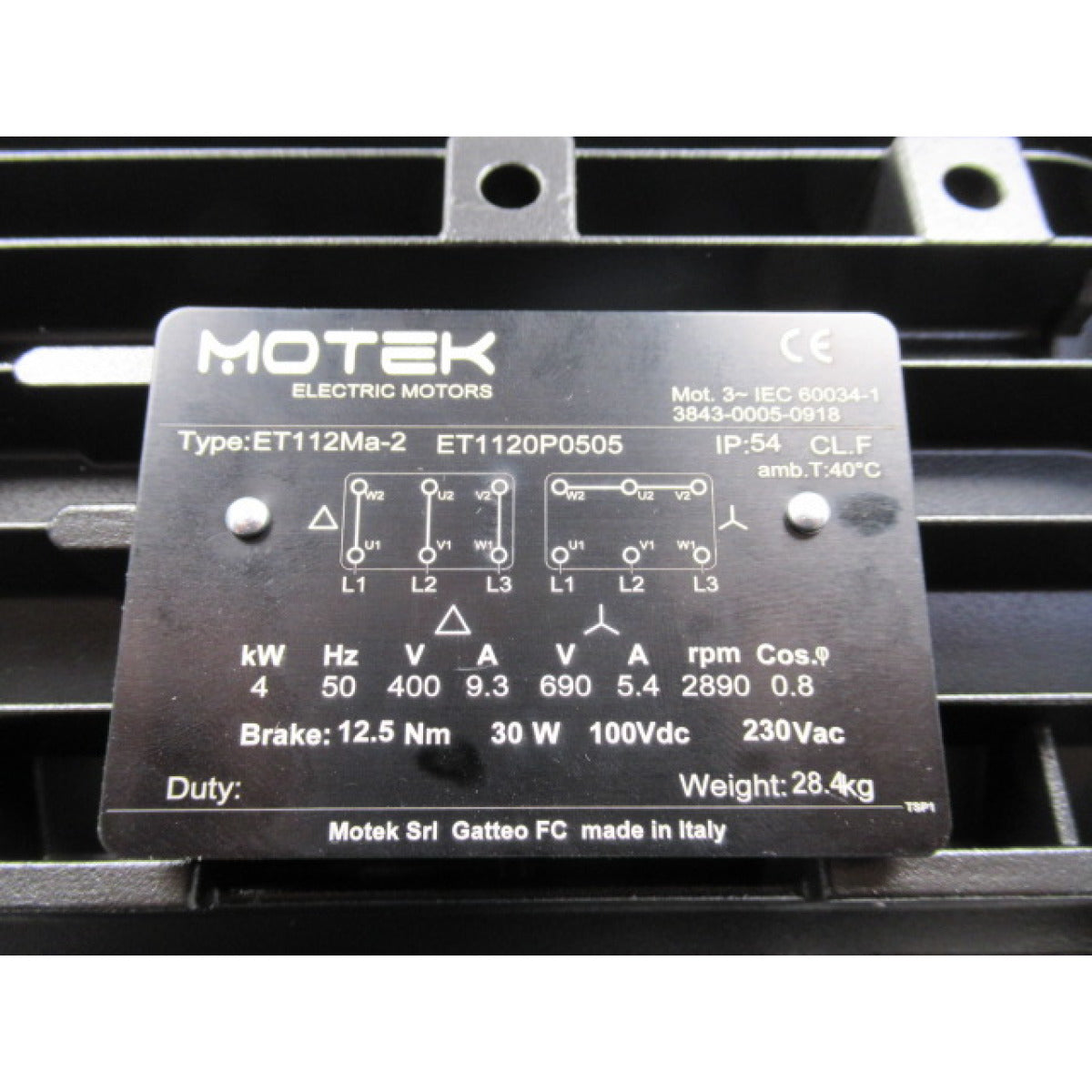 Holzkraft Motor HBS 840AS / 400V / HP5,5/4kW 4010012D - Art. 05154010012D