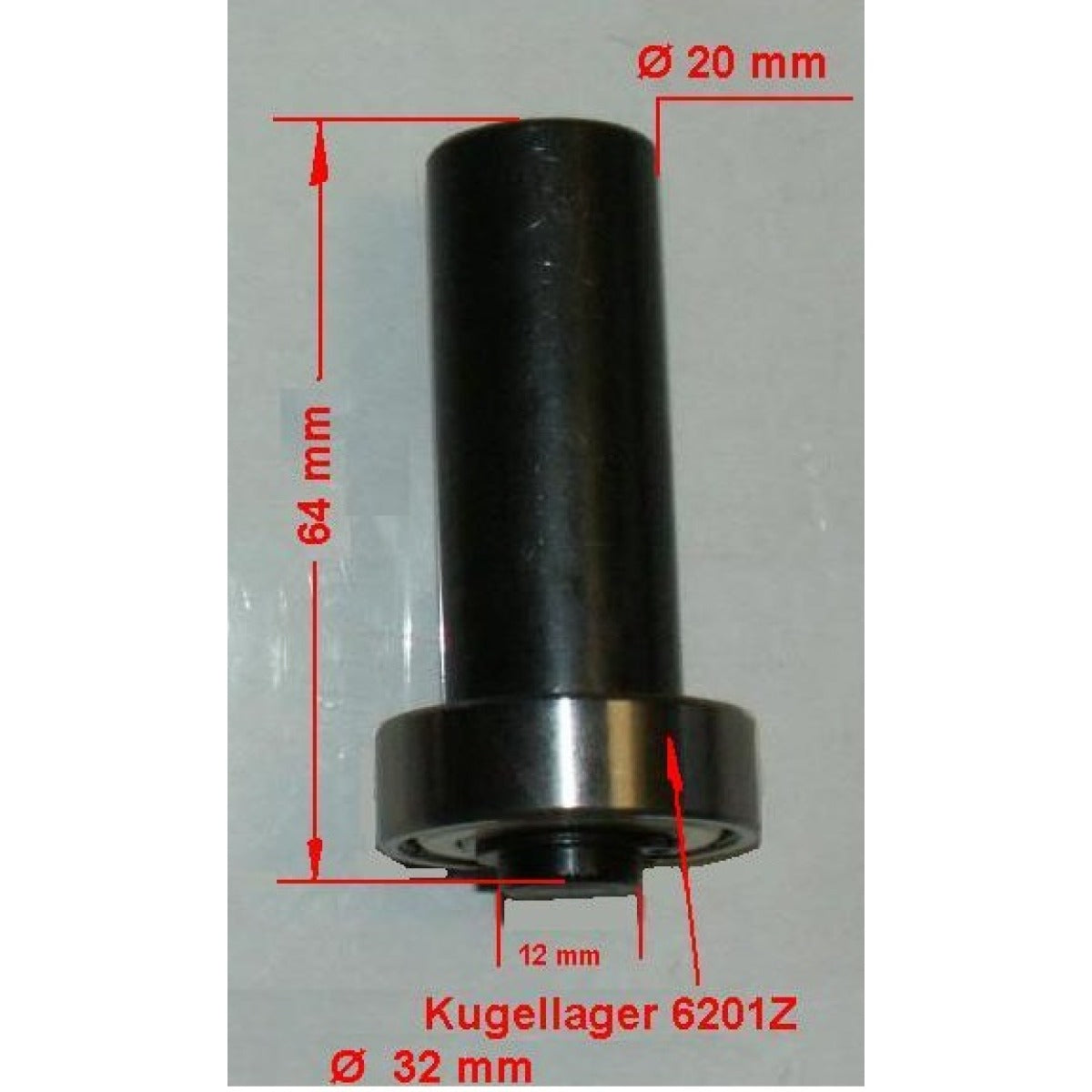 Holzkraft Rückenrolle HBS 533S, 633S inkl. Kugellager 6201ZZ - Art. 0515AC136566