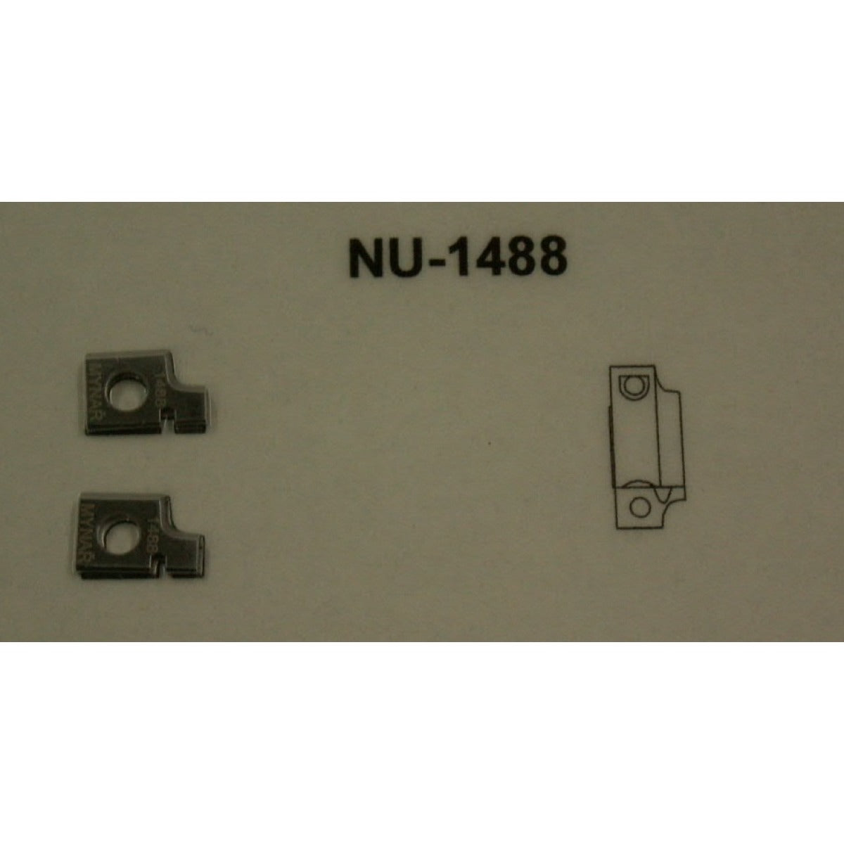 Holzkraft Unteres Messerset KF 3 NU-1488 / 2xHM Radiusmesser R2 - Art. 0540NU1488