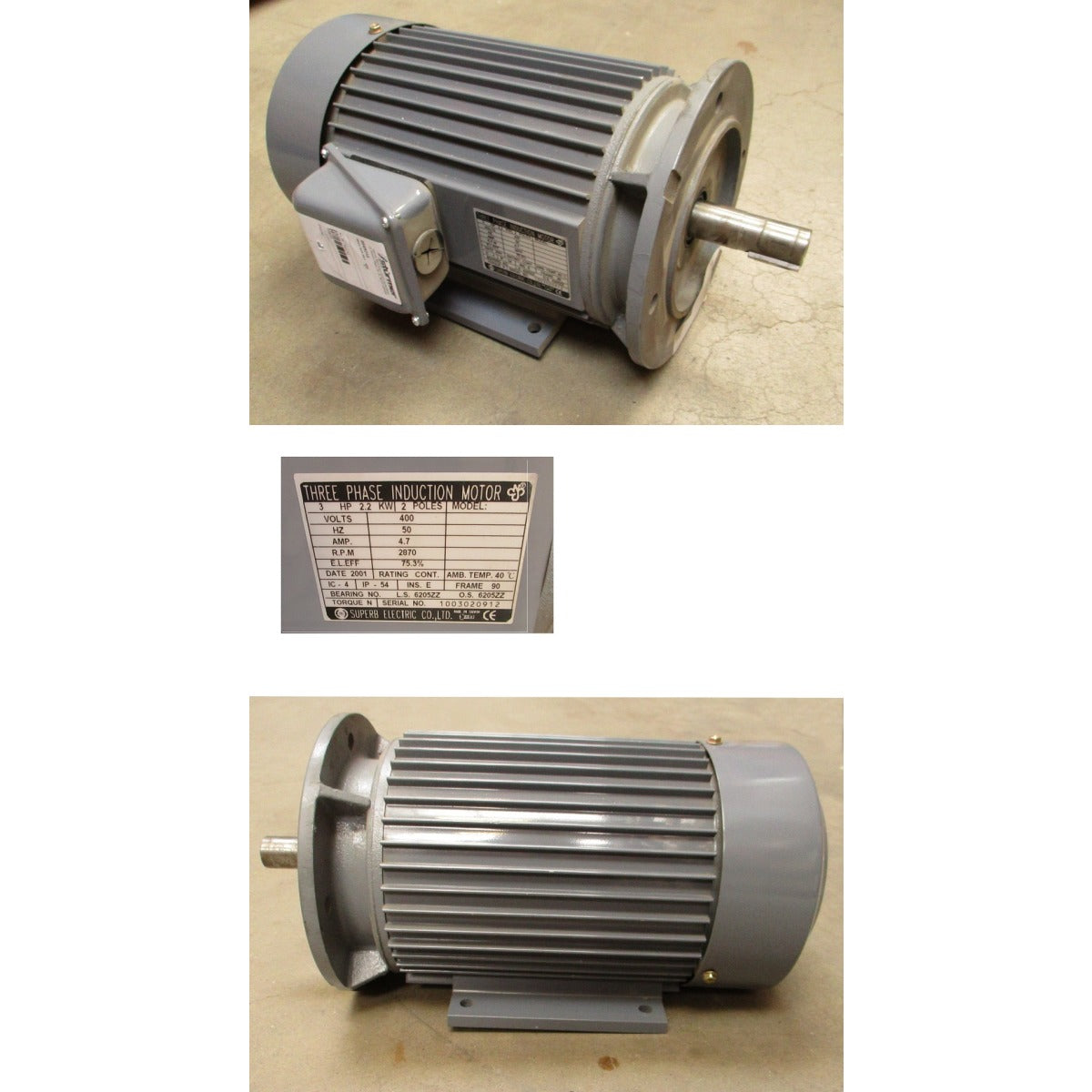 Holzkraft Motor ASA 3001 / 400V 2,2kW/3HP - Art. 0549310