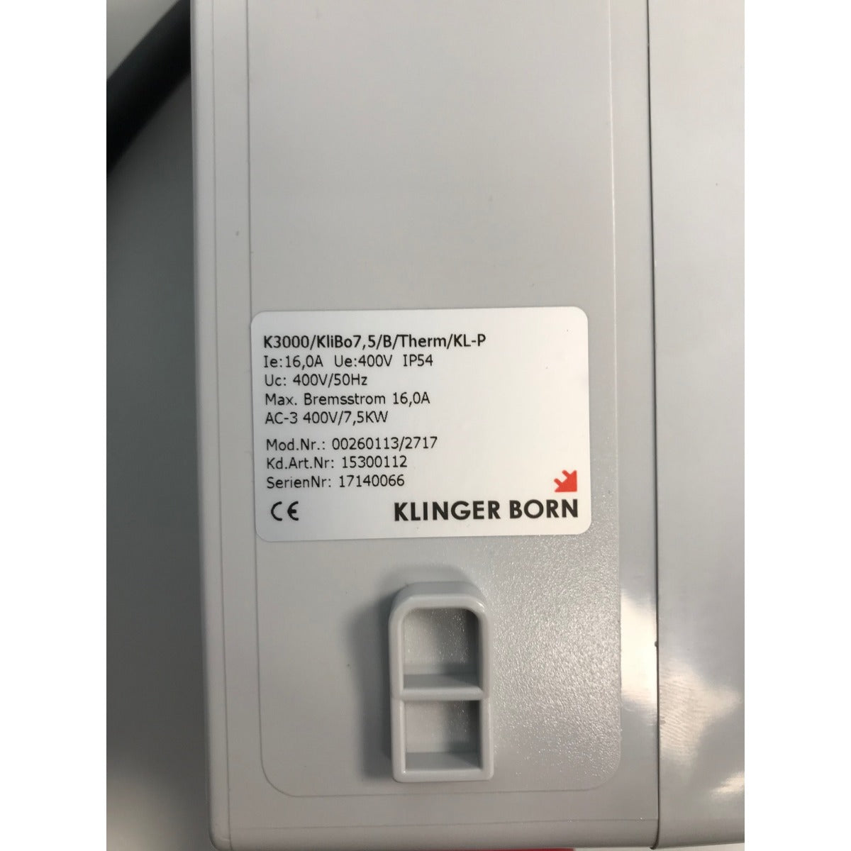 Holzkraft Schalter HWS 702, HRTS 701 / 400V 15300112 / 16,0A / IP54 - Art. 057015300112