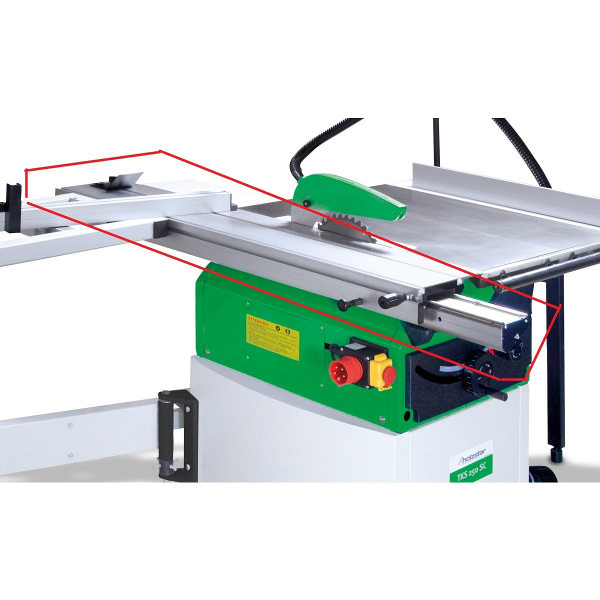 Holzstar Schiebeschlitten TKS 250 SC komplett - Art. 05900255STA