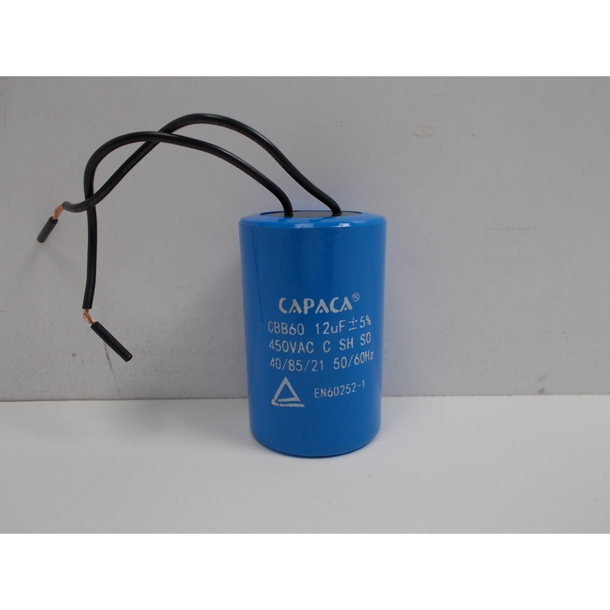 Holzstar Kondensator HBS 261-2 12µF / 450V AC / 50/60Hz / Ø40x63 - Art. 05902426C