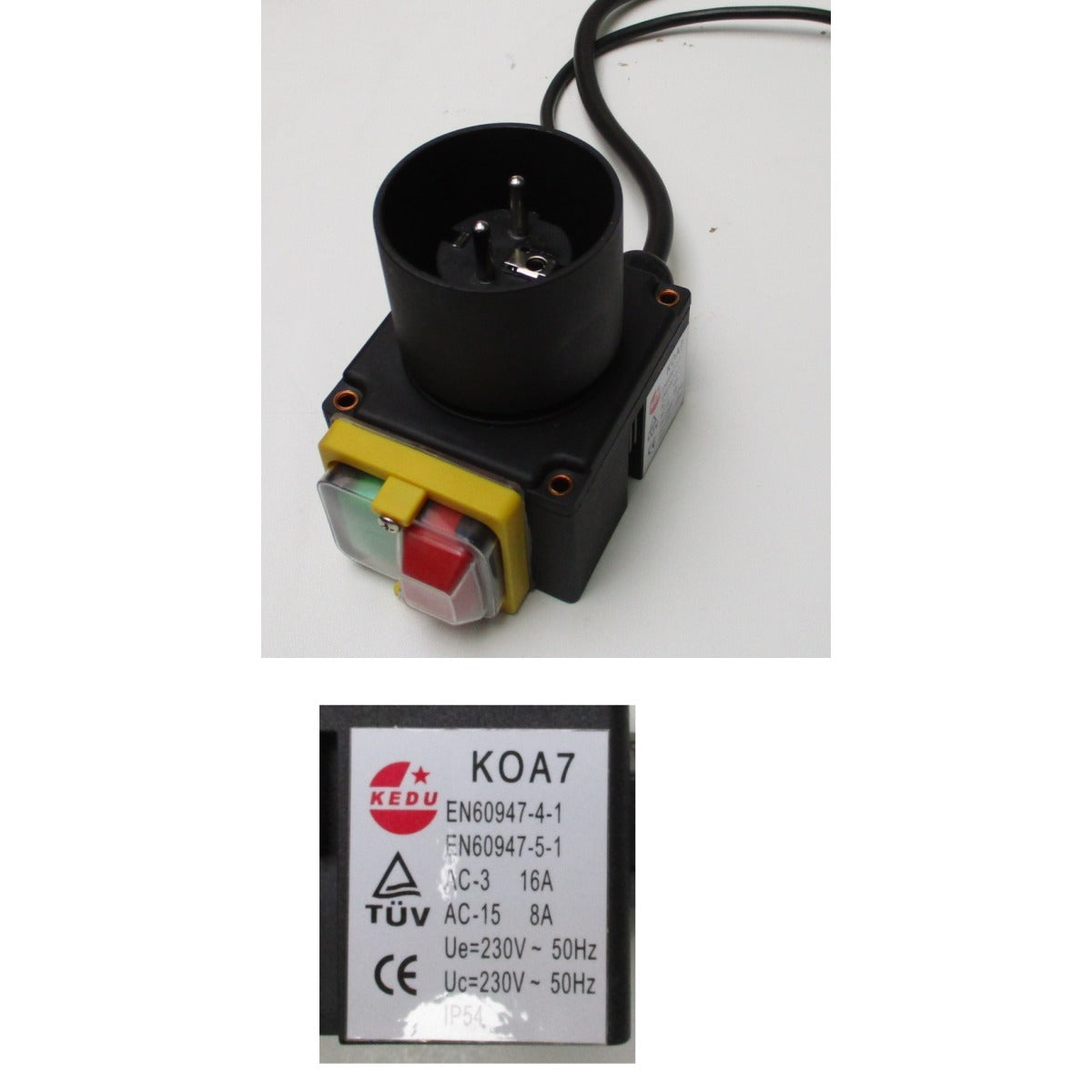 Holzstar Schalter SAA 3001, LLB 16PB / 230V KEDU KOA7 - Art. 0592230131