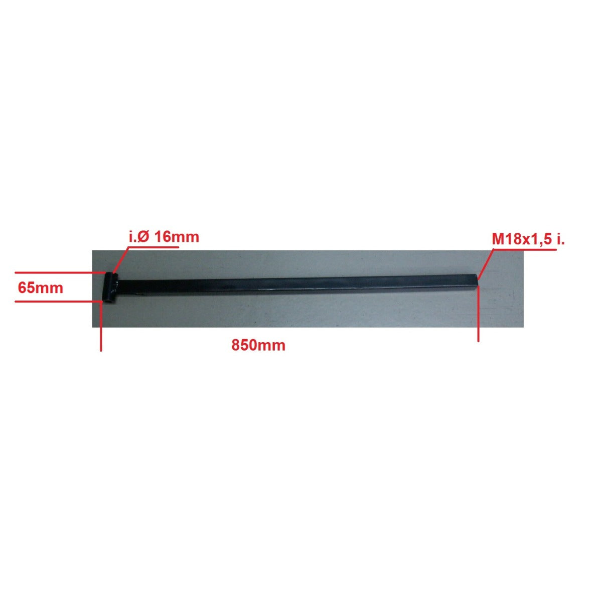 UNICRAFT Zugstange PHW 2505 RAL7035 SM-06150255212 - SM.P-06150255212