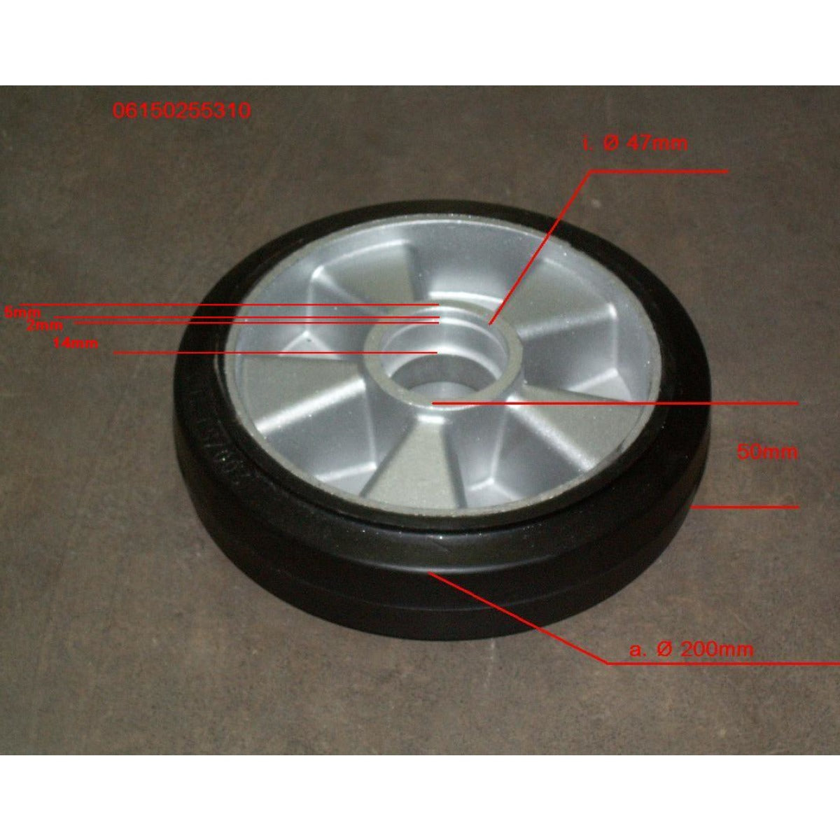 UNICRAFT Rad PHW 2505,2501,2506,2002WE,2005L,2001 200 SM-06150255310 - SM.P-06150255310