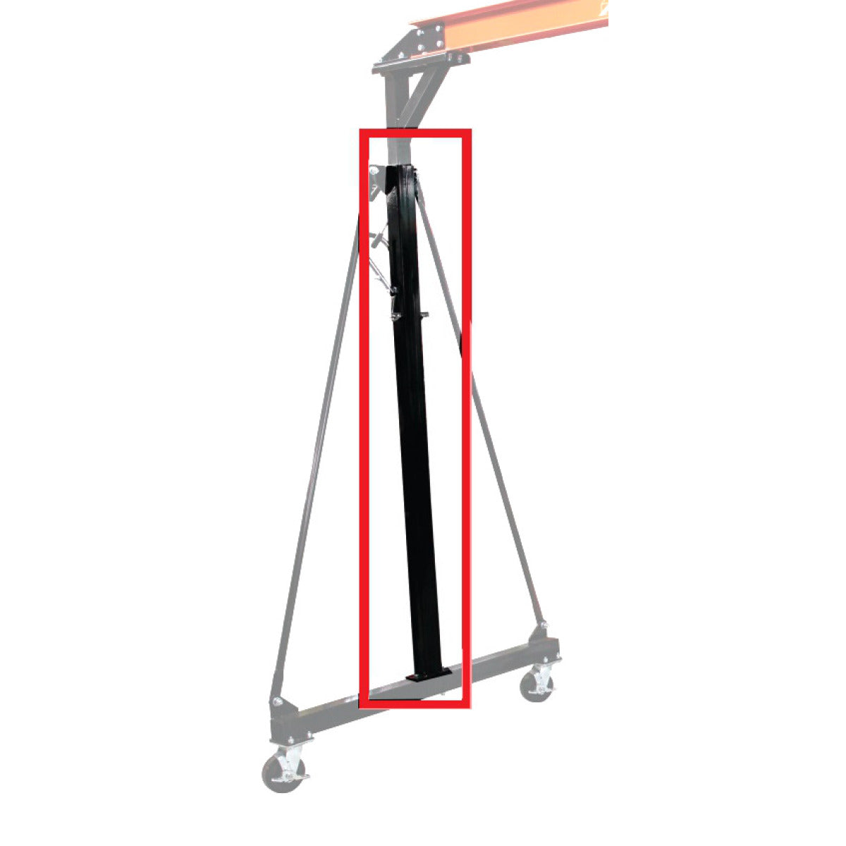 UNICRAFT Vierkantrohr PK 1 RAL9005 (2) SM-0617210023