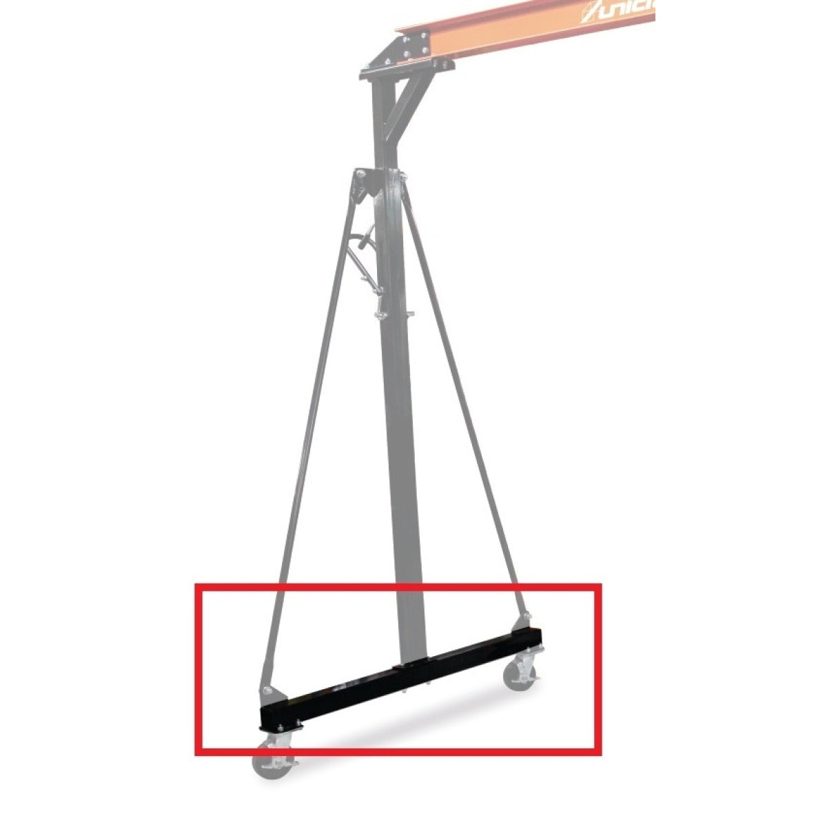 UNICRAFT Vierkantrohr PK 2 RAL9005 – technische Ausführung 1 SM-0617220026