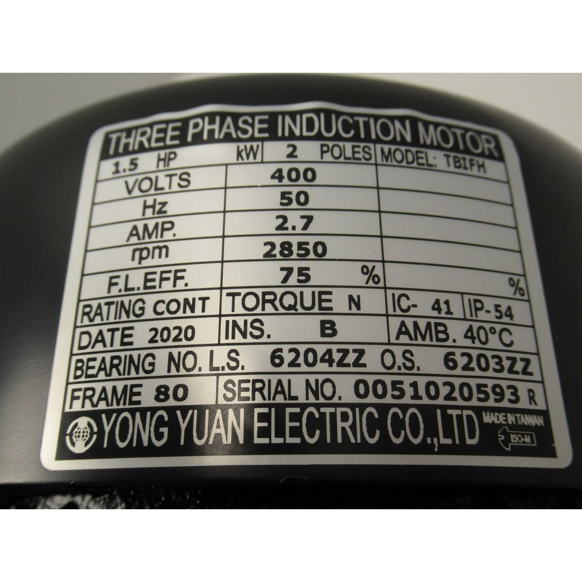 UNICRAFT Motor RV 125 / 400V 1,5kW – Variante 1 SM-0626112509