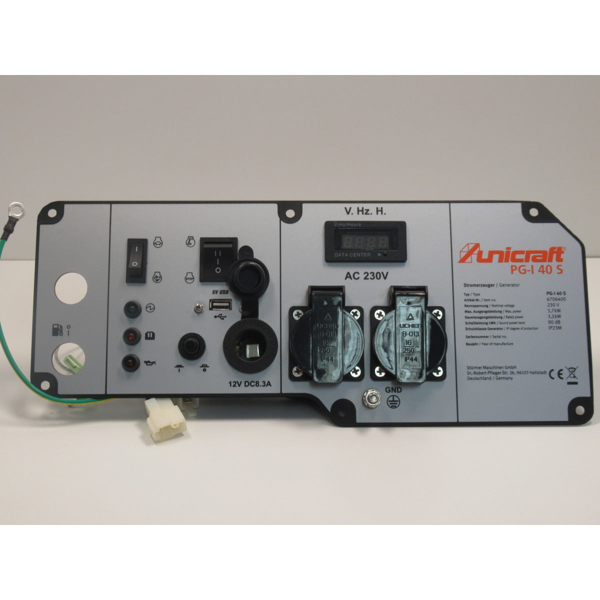 UNICRAFT Bedienpanel PG-I 40 S 20114-02093-00 SM-06702011402093