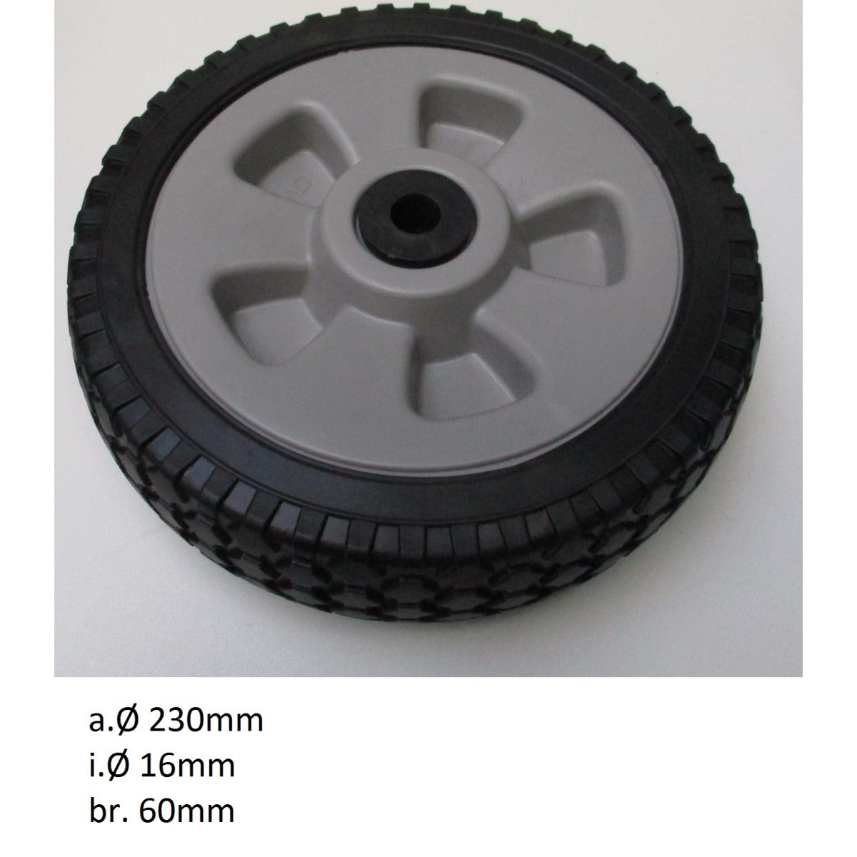 UNICRAFT Rad PG-E 60,80, 90 SEA Ø230/60x16 SM-067051310G5AA - SM.P-067051310G5AA