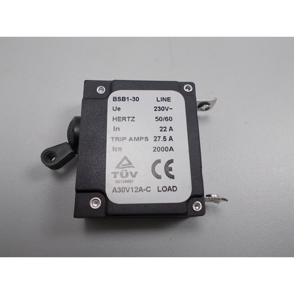 UNICRAFT Motorschutzschalter PG-E 60 am Bedienpanel / ON/OFF 22A SM-067060CB22A