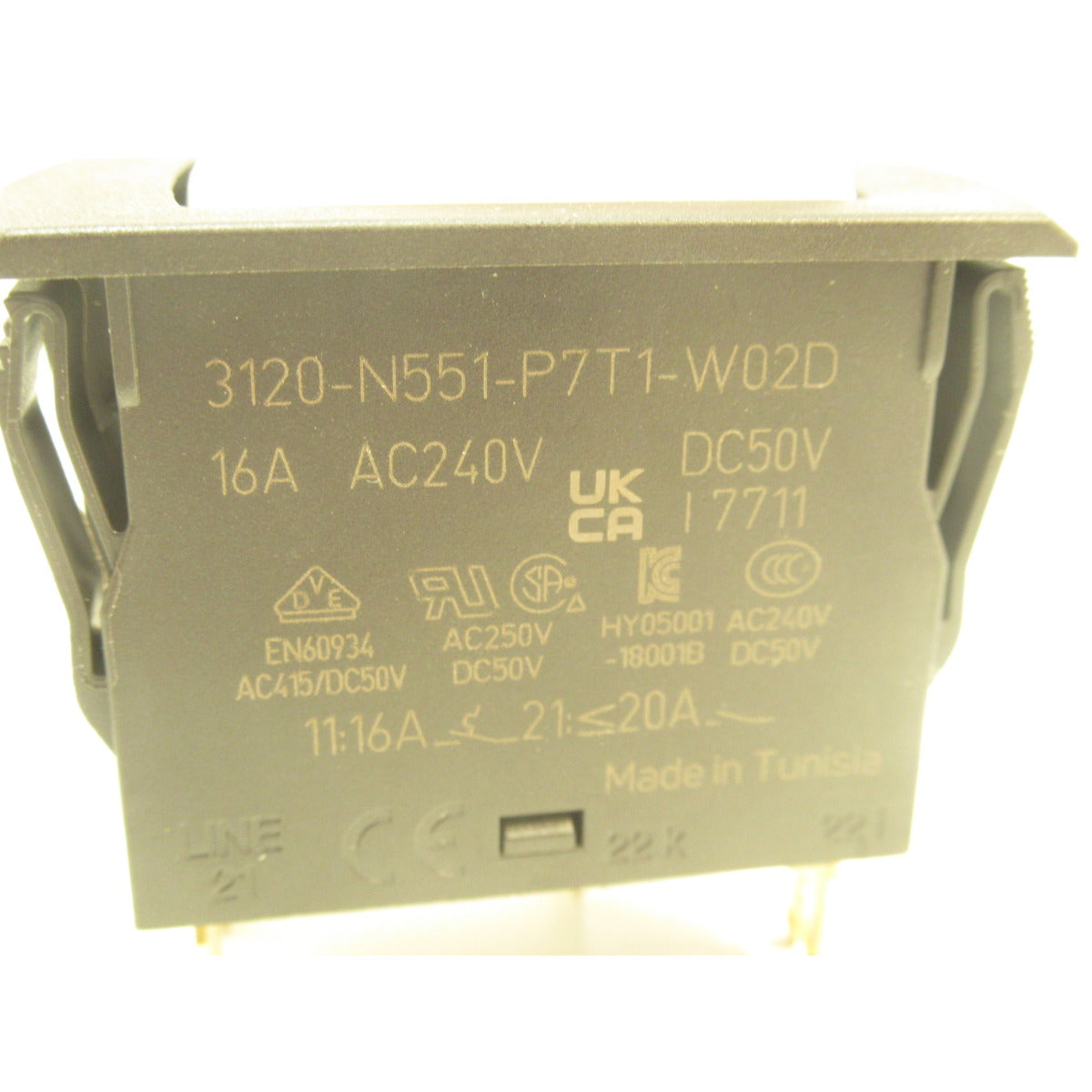 Cleancraft Kippschalter HDR-H 54-15 1410006100 / 16A - Art. 071514100061