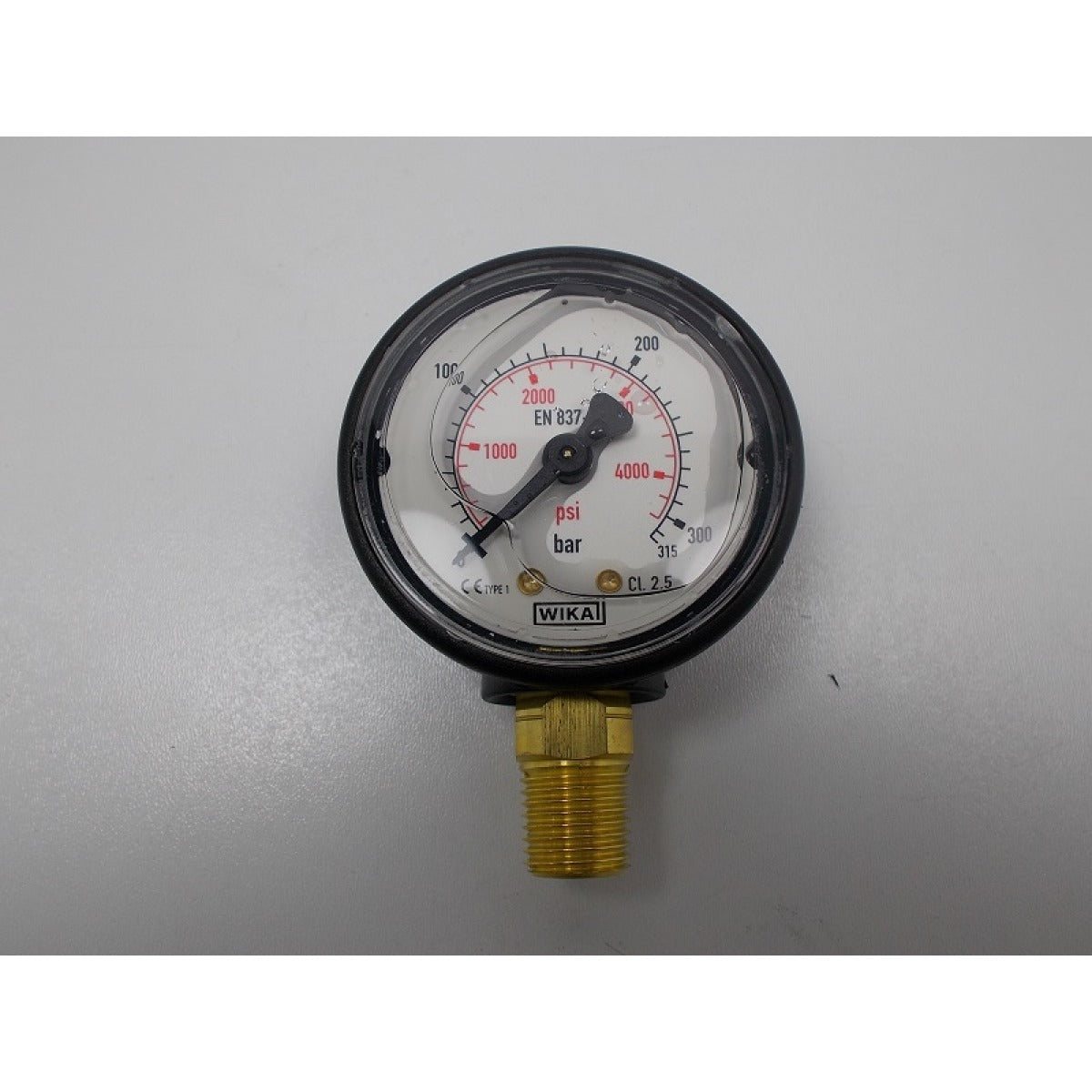 Cleancraft Manometer HDR-H 108-20 / 0 - 300bar 1816013200A / Ø50, G1/4",seitlich - Art. 071518160132