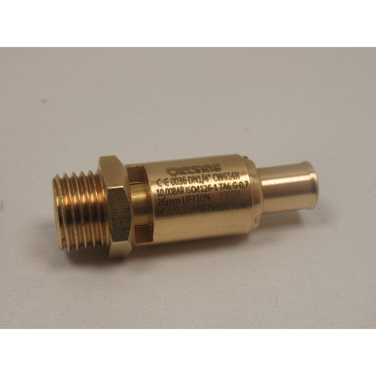 Fini Sicherheitsventil 1/4", 10bar 9049320 / CE4126 - Art. 09049320