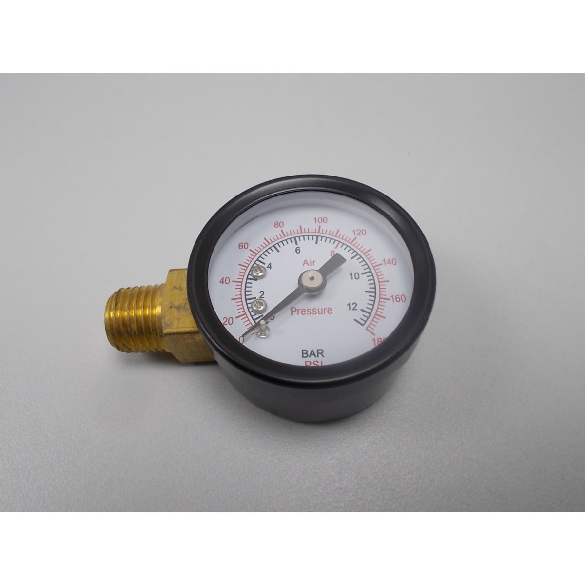 Fini Manometer Ø40, G1/4", 0-12BAR 9052138 / Anschluss seitlich - Art. 09052138